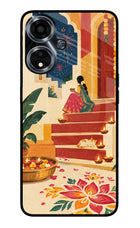 Diwali Rangoli Oppo A59 5G Glass Case