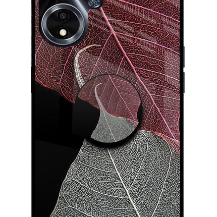 Leaf Pattern Oppo A59 5G Pop Case by Casekaro
