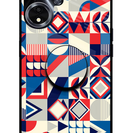 Colorful Pattern Oppo A59 5G Pop Case by Casekaro