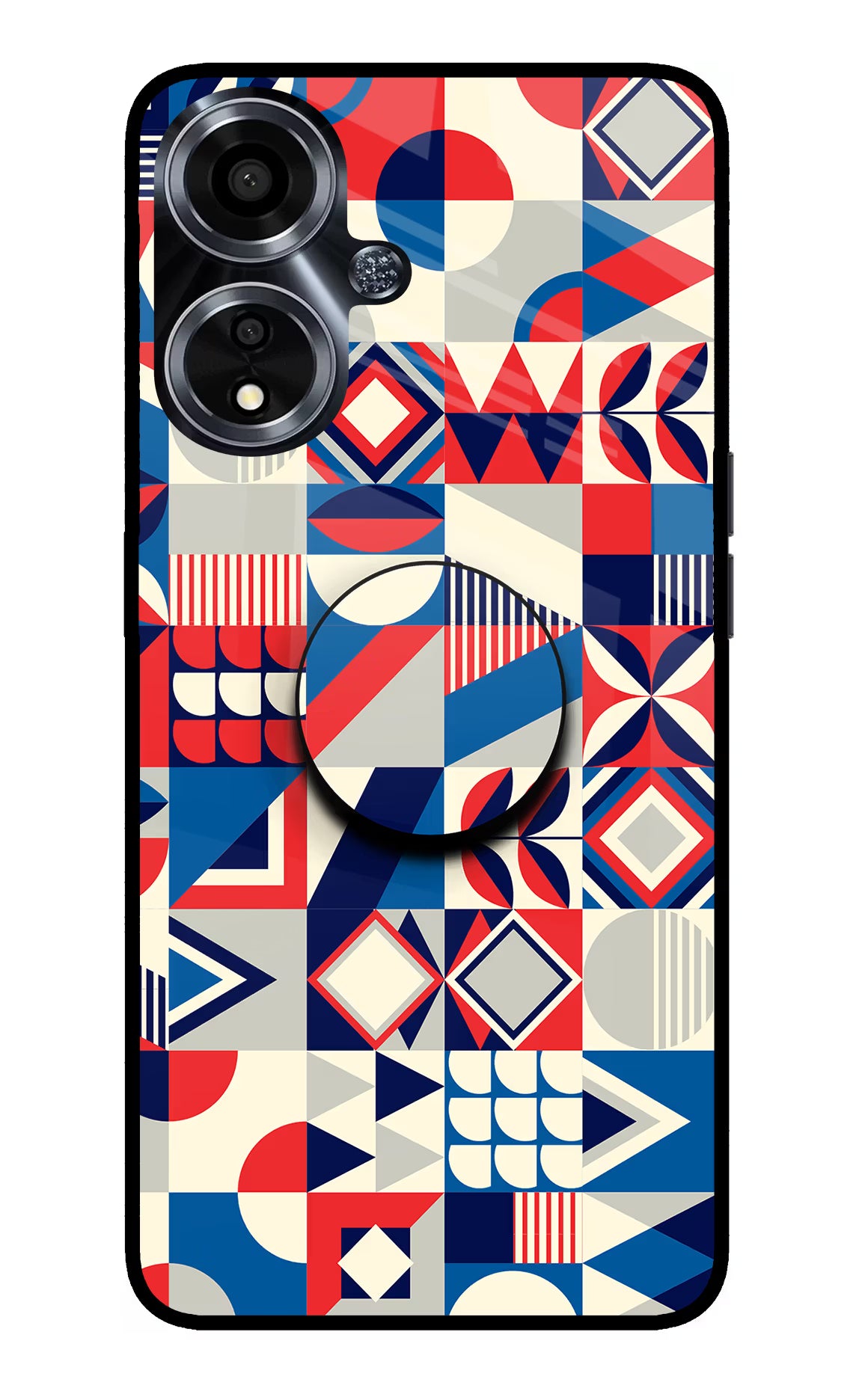 Colorful Pattern Oppo A59 5G Pop Case by Casekaro