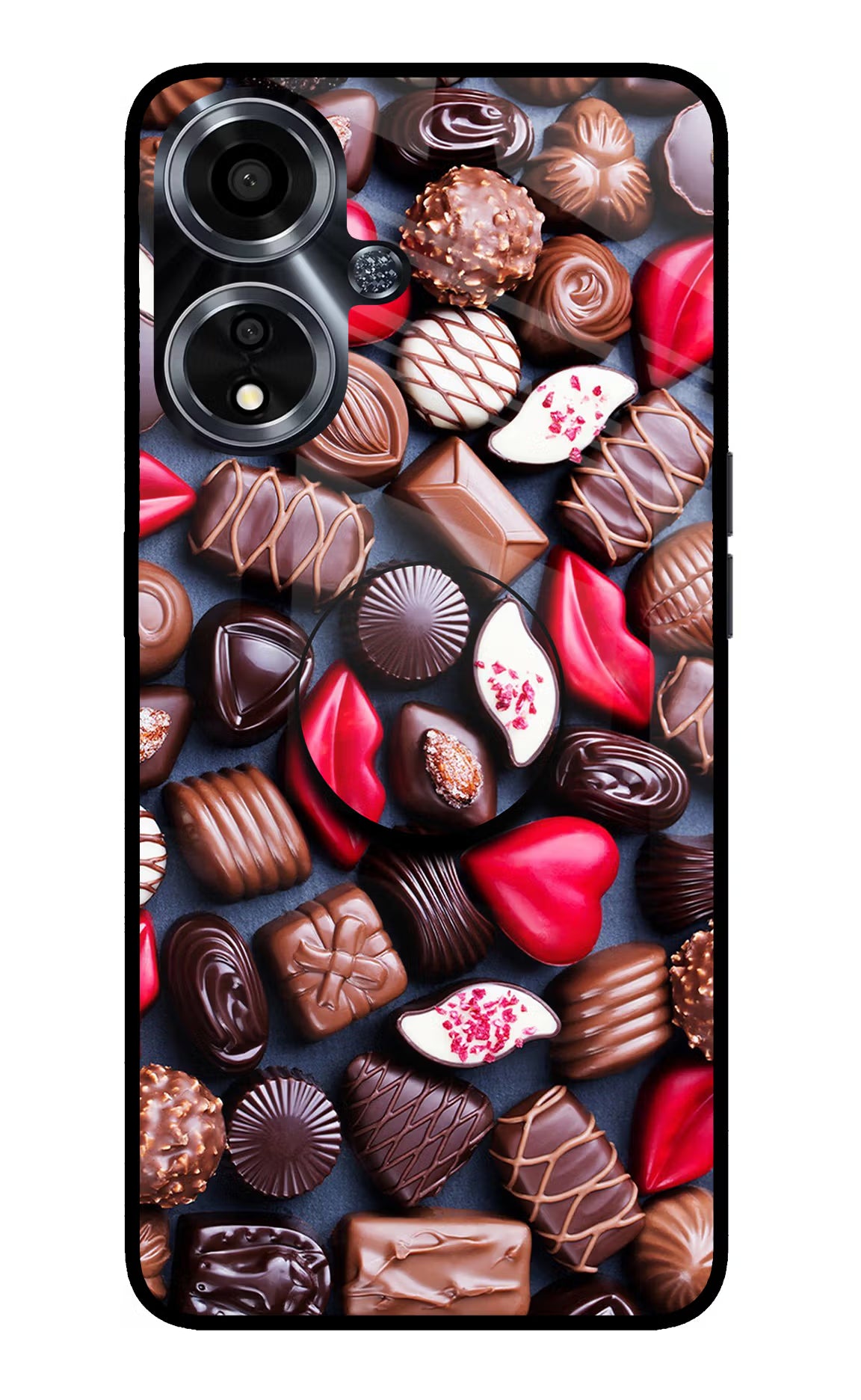 Chocolates Oppo A59 5G Pop Case by Casekaro