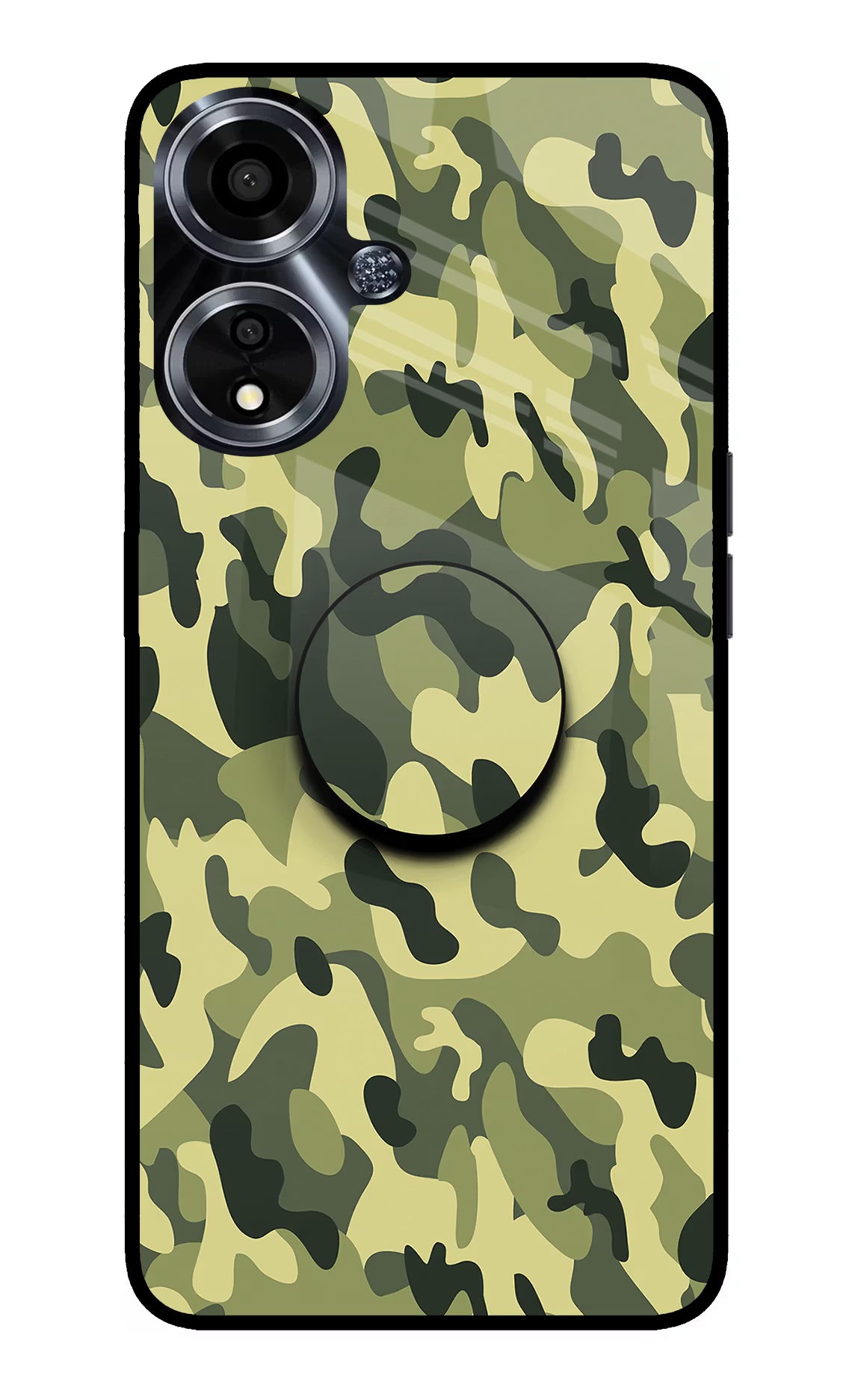 Camouflage Oppo A59 5G Pop Case by Casekaro