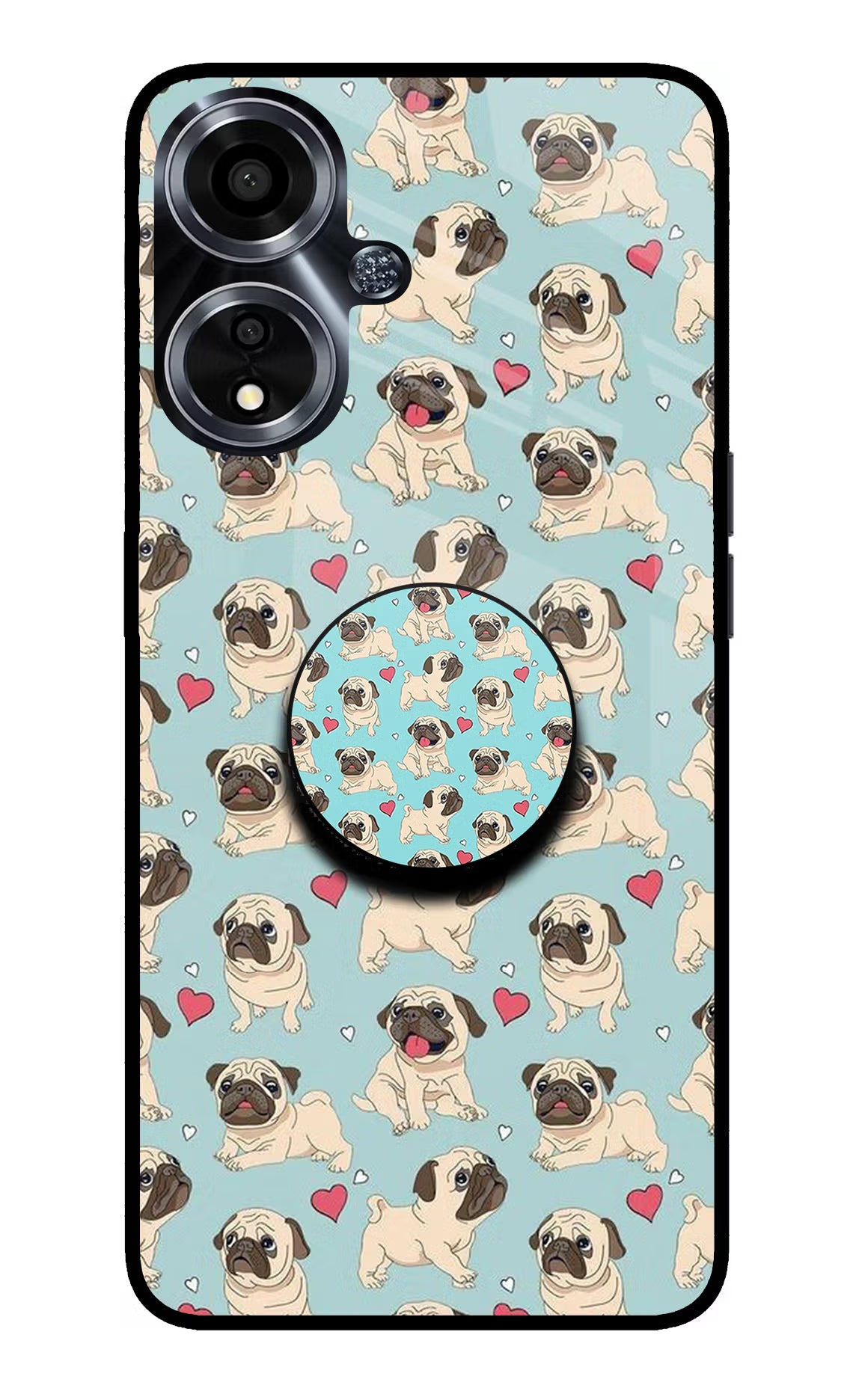 Pug Dog Oppo A59 5G Pop Case by Casekaro