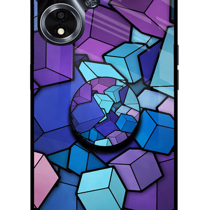 Cubic Abstract Oppo A59 5G Pop Case by Casekaro