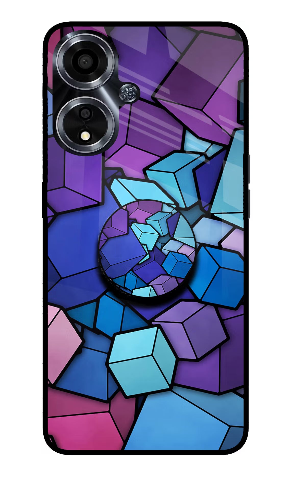Cubic Abstract Oppo A59 5G Pop Case by Casekaro
