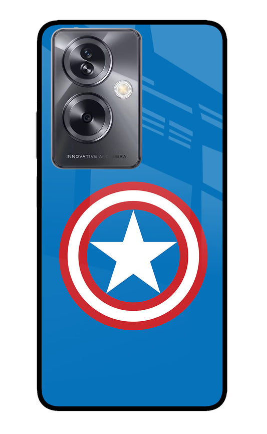 Captain America Logo Oppo A79 5G Glass Case