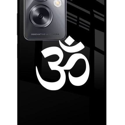 Om Oppo A79 5G Glass Case Back Cover by Casekaro
