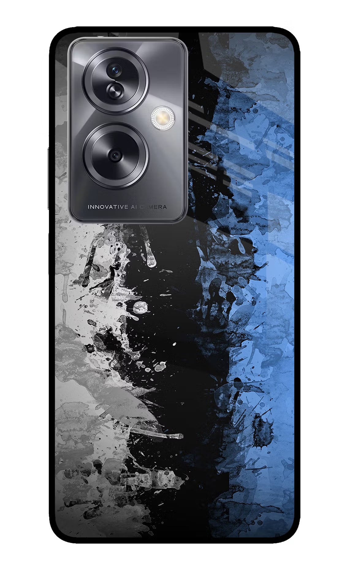 Artistic Design Oppo A79 5G Glass Case Back Cover by Casekaro