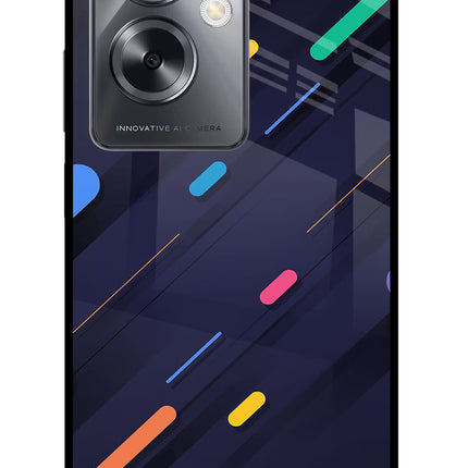 Abstract Design Oppo A79 5G Glass Case
