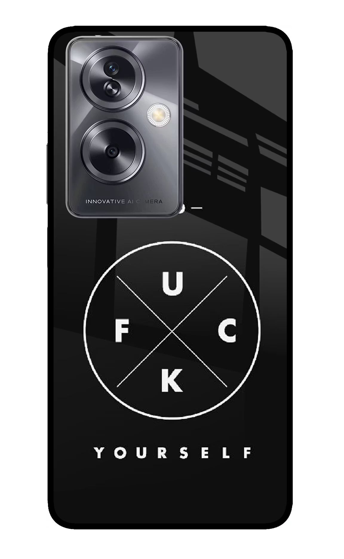 Go Fuck Yourself Oppo A79 5G Glass Case