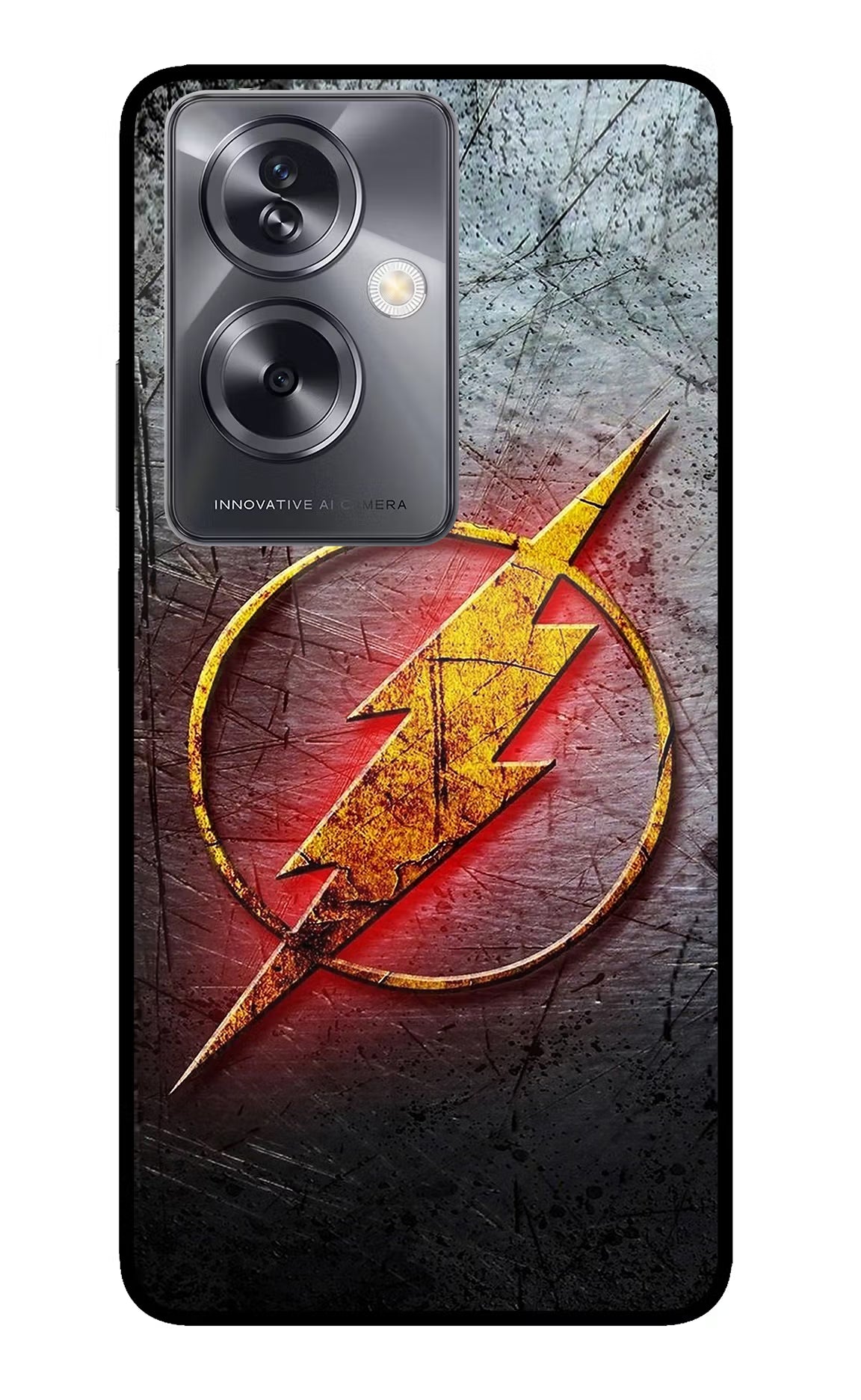 Flash Oppo A79 5G Glass Case Back Cover by Casekaro