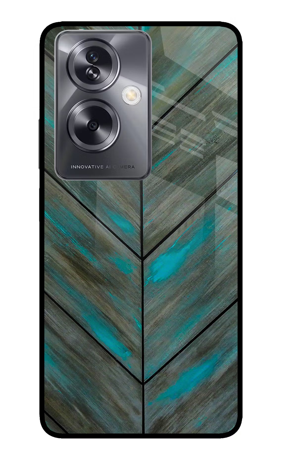 Pattern Oppo A79 5G Glass Case Back Cover by Casekaro