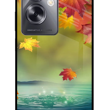 Flowers Oppo A79 5G Glass Case