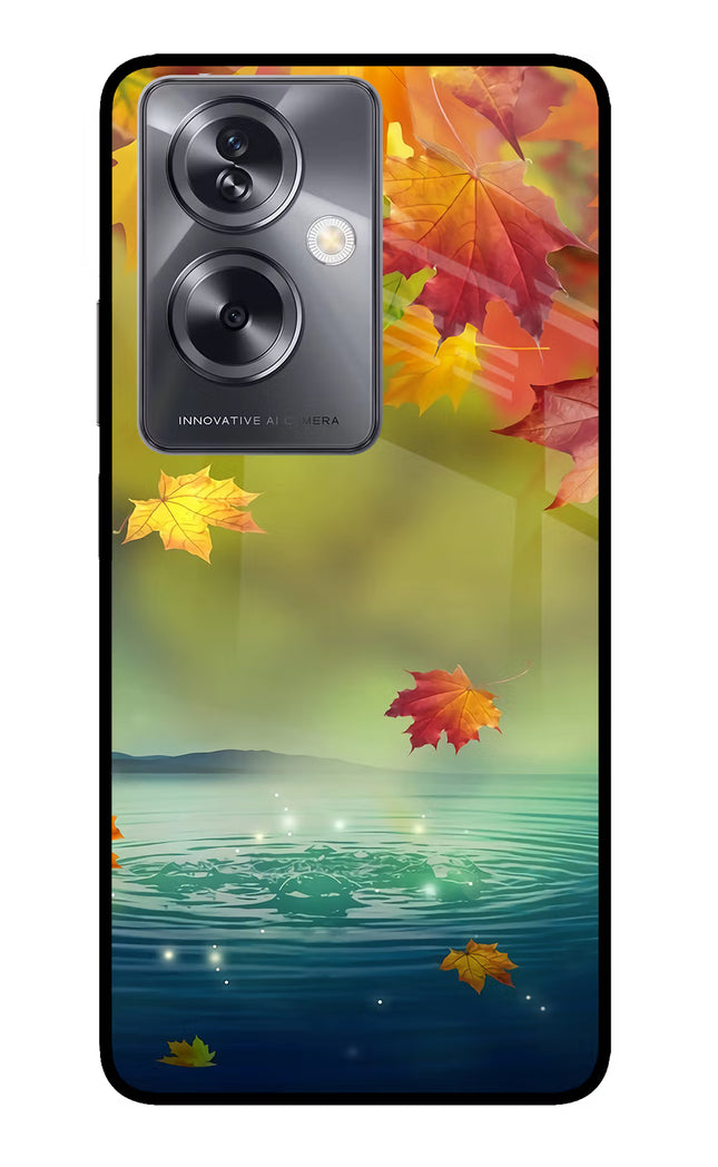 Flowers Oppo A79 5G Glass Case