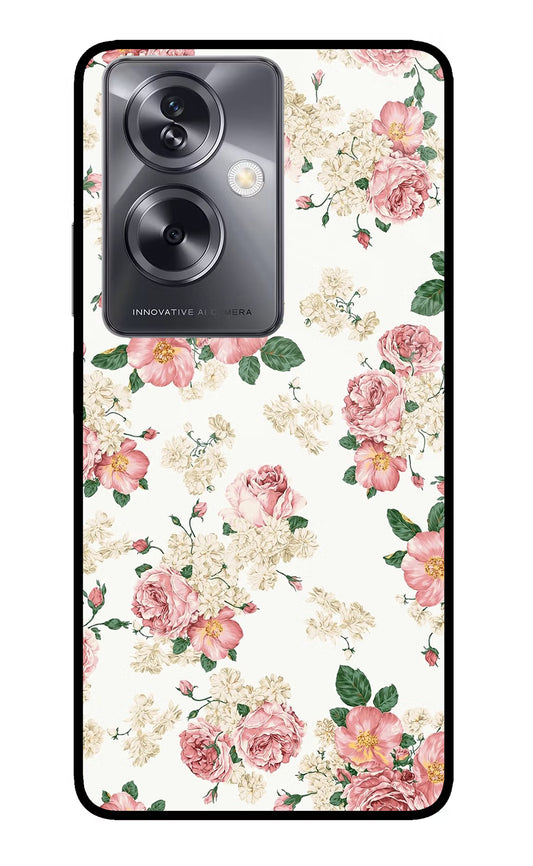 Flowers Oppo A79 5G Glass Case