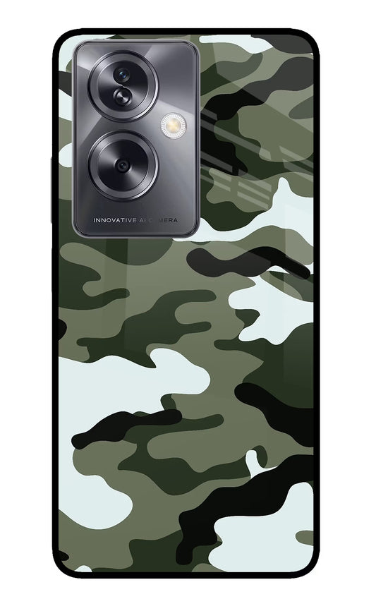 Camouflage Oppo A79 5G Glass Case
