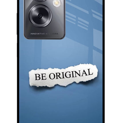 Be Original Oppo A79 5G Glass Case Back Cover by Casekaro