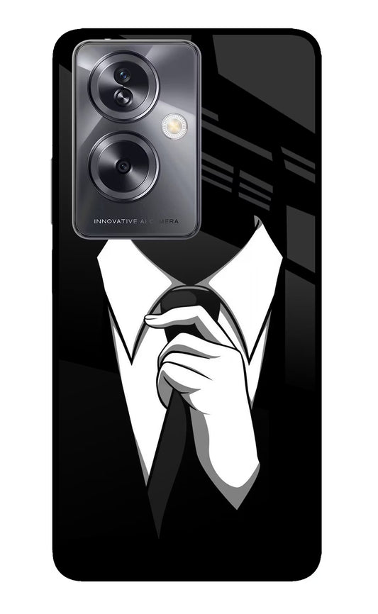 Black Tie Oppo A79 5G Glass Case