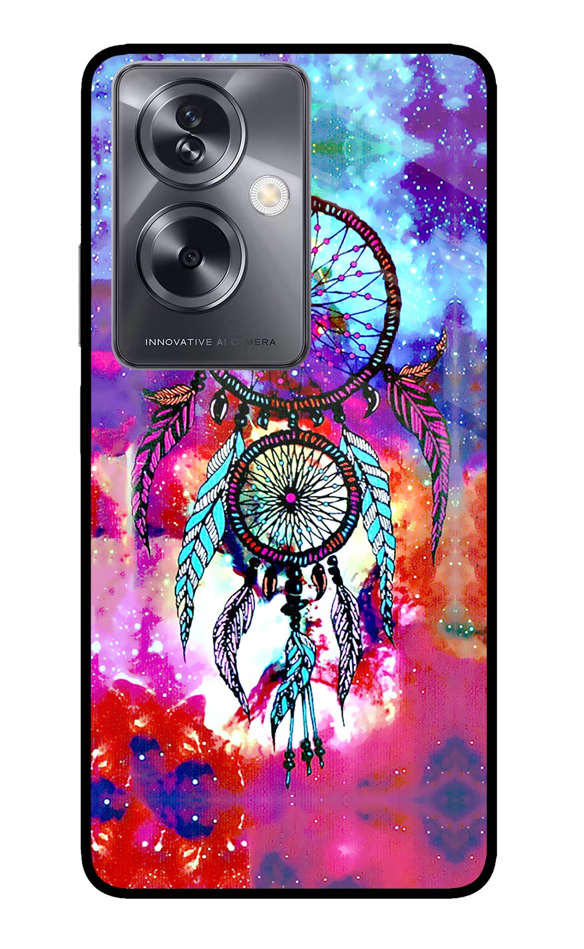 Dream Catcher Abstract Oppo A79 5G Glass Case Back Cover by Casekaro