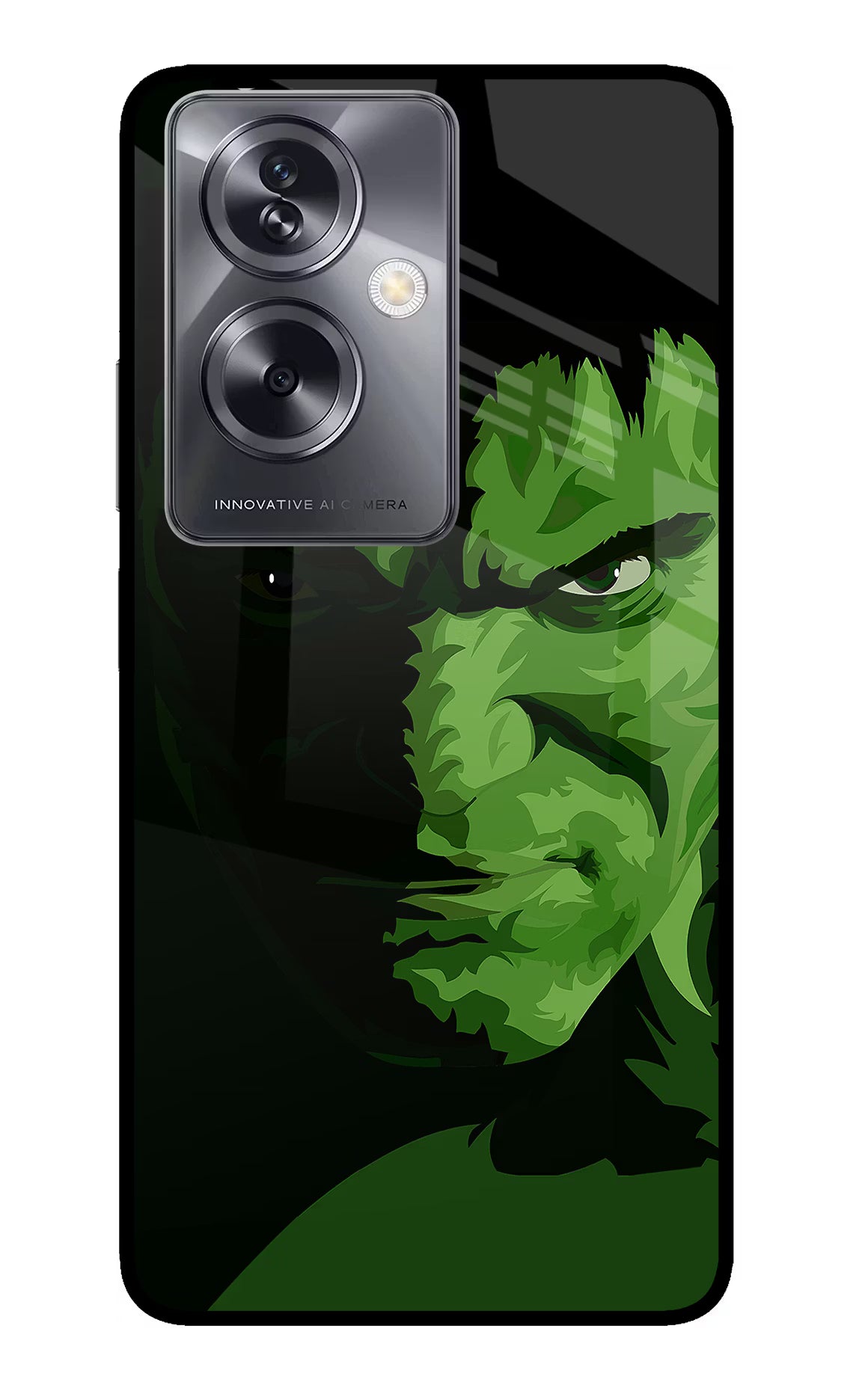 HULK Oppo A79 5G Glass Case Back Cover by Casekaro