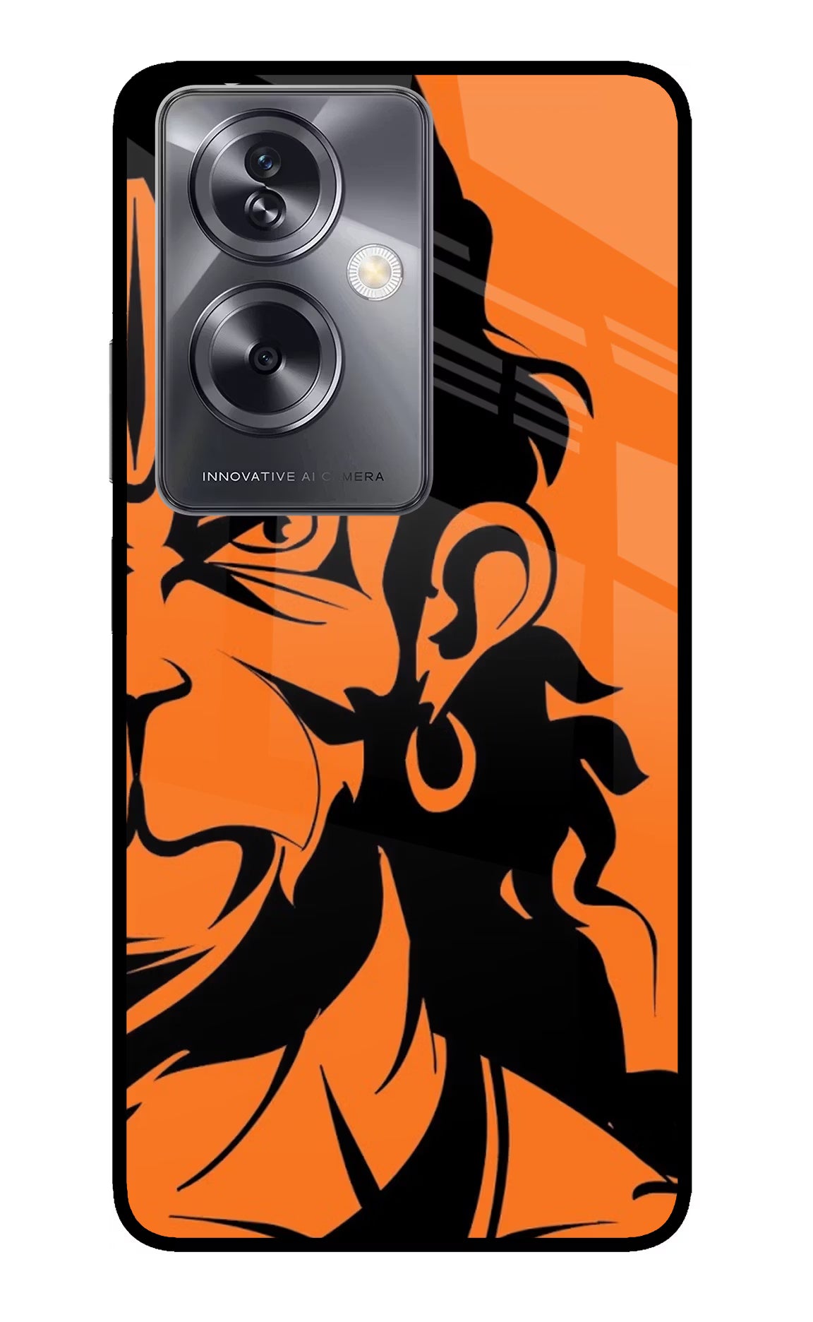 Hanuman Oppo A79 5G Glass Case Back Cover by Casekaro