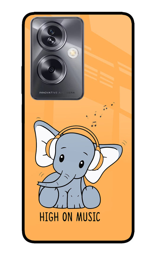 High On Music Oppo A79 5G Glass Case