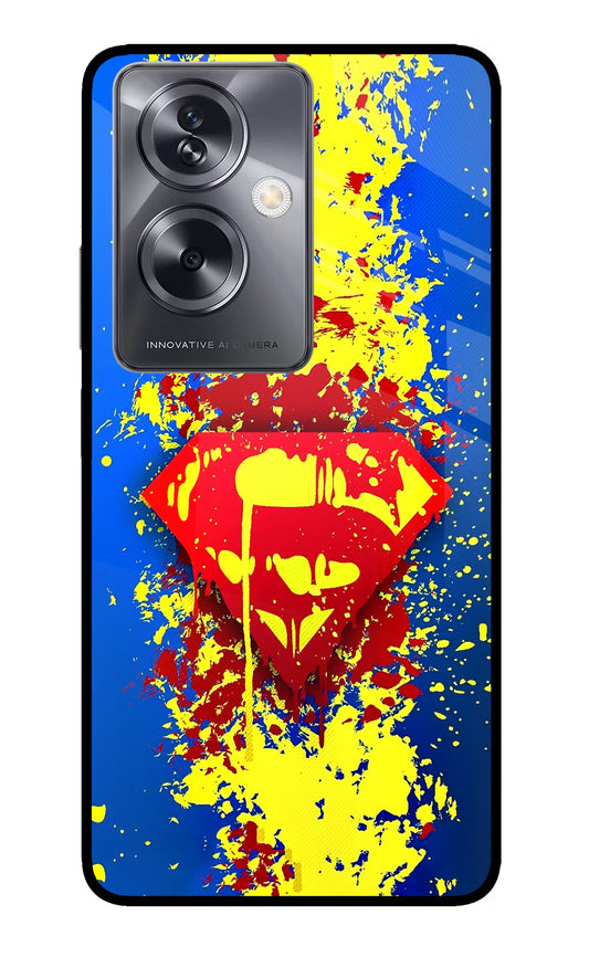 Superman logo Oppo A79 5G Glass Case
