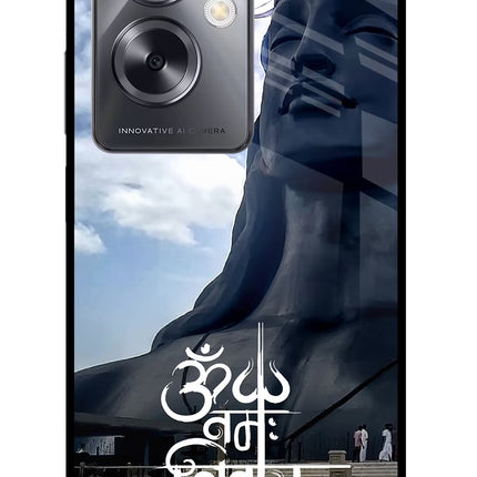 Om Namah Shivay Oppo A79 5G Glass Case Back Cover by Casekaro