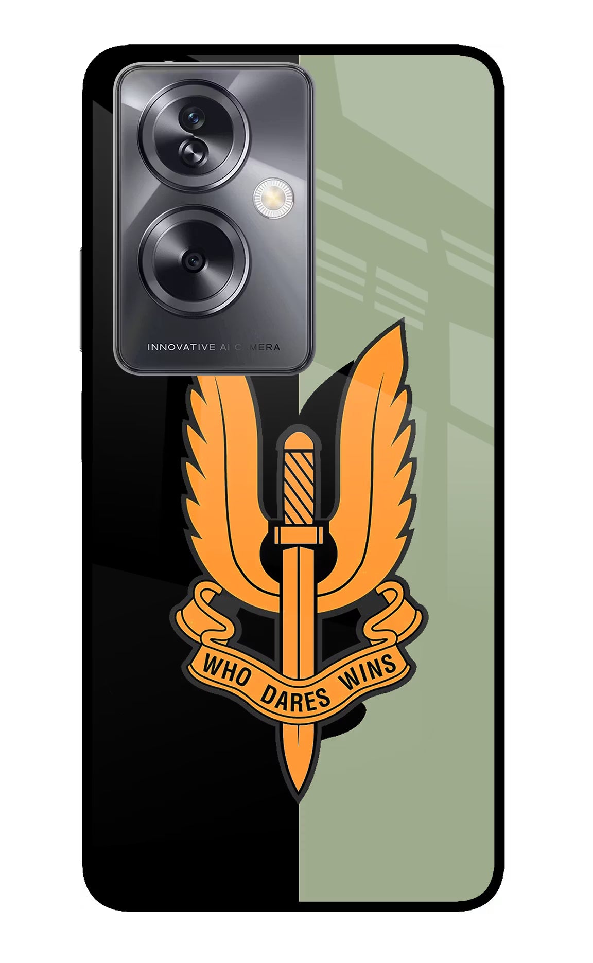 Balidan Logo Oppo A79 5G Glass Case Back Cover by Casekaro