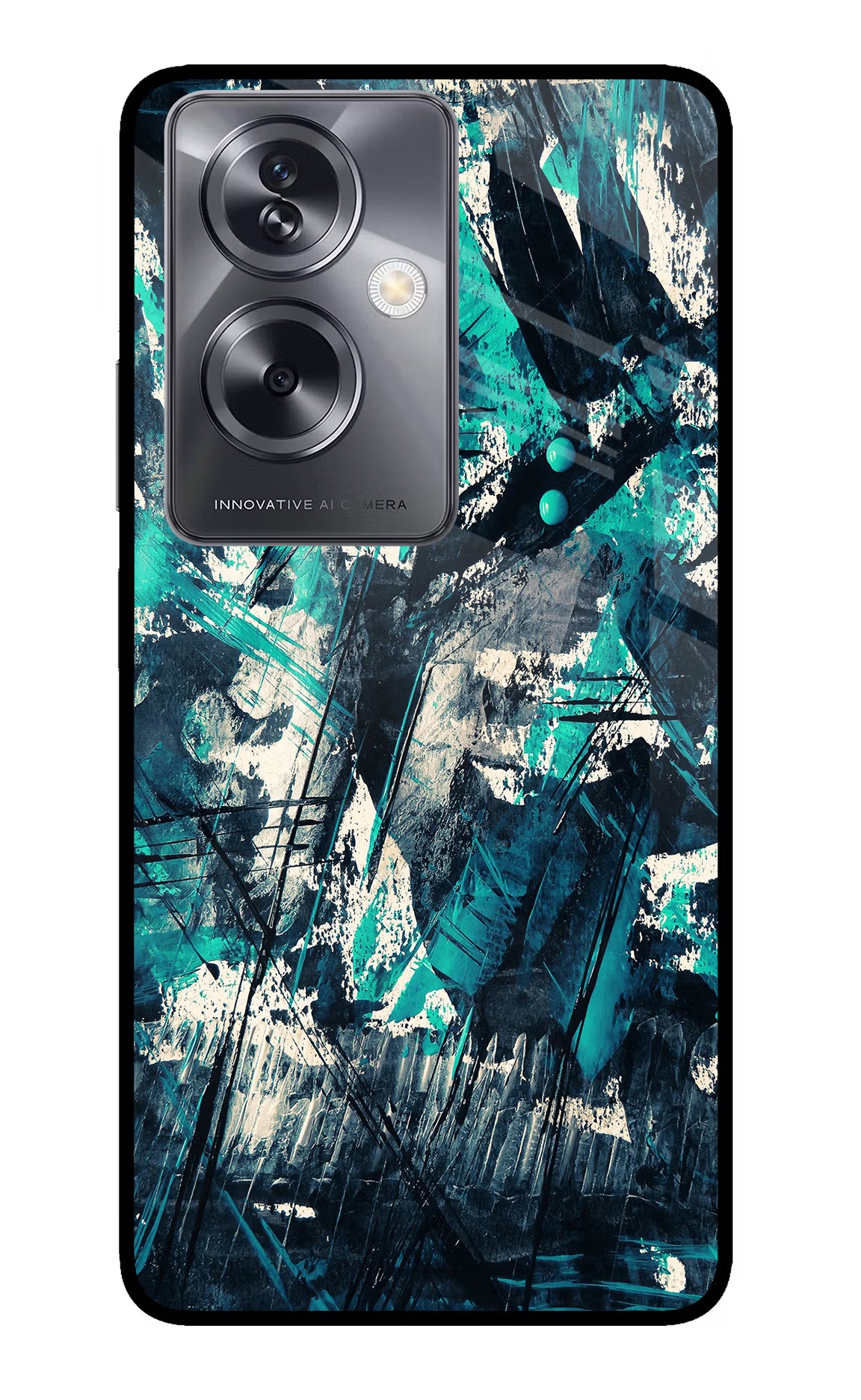Artwork Oppo A79 5G Glass Case Back Cover by Casekaro