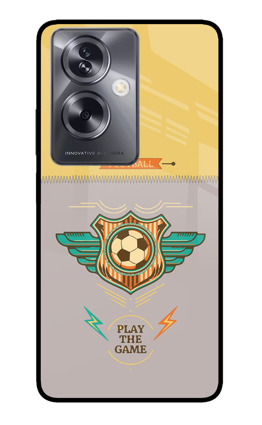 Football Oppo A79 5G Glass Case