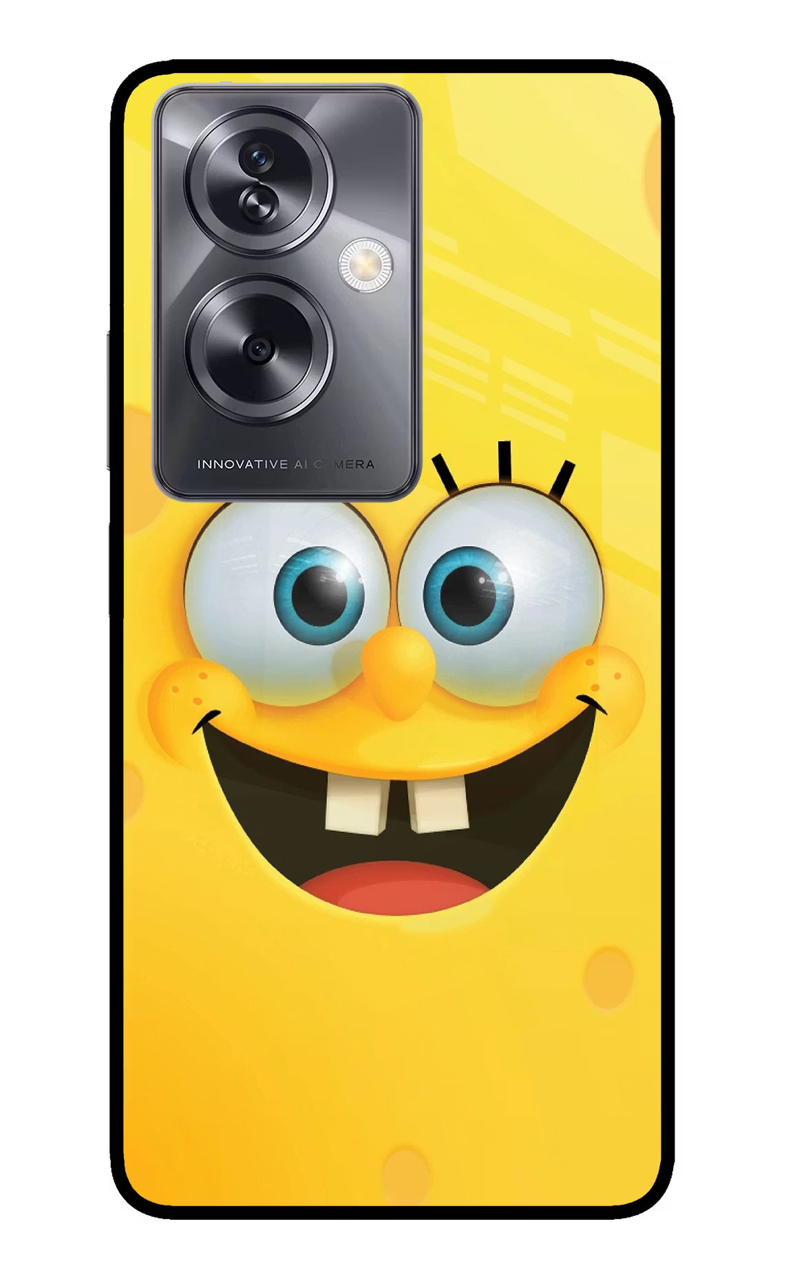 Sponge 1 Oppo A79 5G Glass Case Back Cover by Casekaro