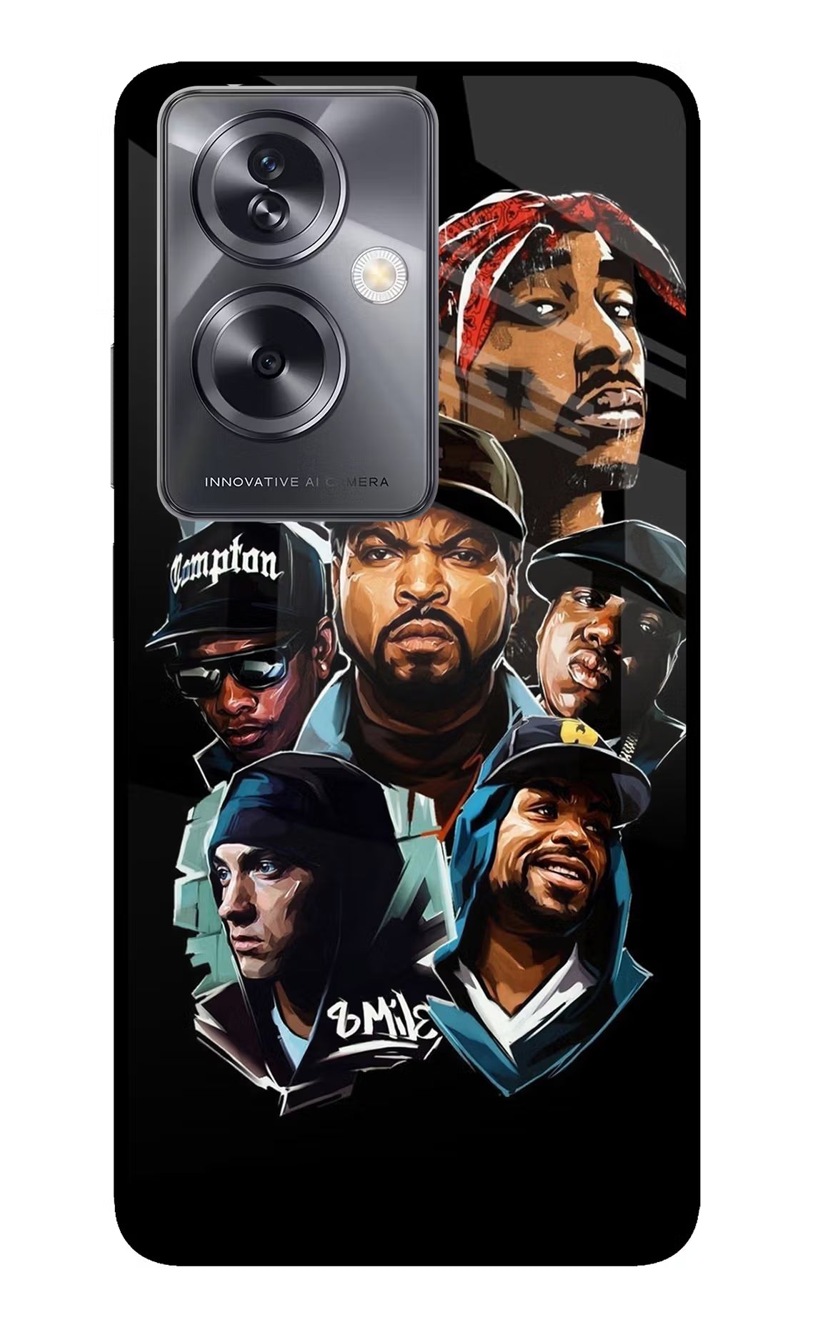 Rappers Oppo A79 5G Glass Case Back Cover by Casekaro