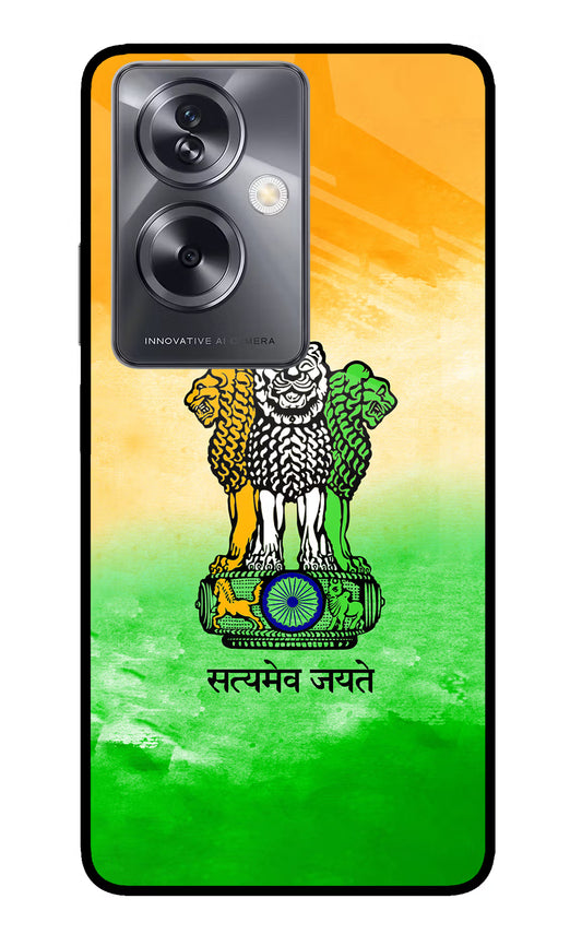 Satyamev Jayate Flag Oppo A79 5G Glass Case