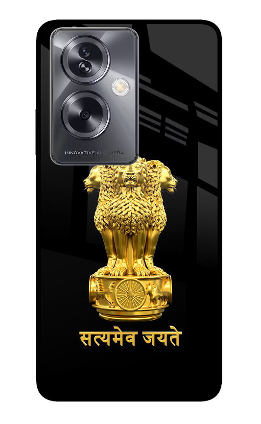 Satyamev Jayate Golden Oppo A79 5G Glass Case