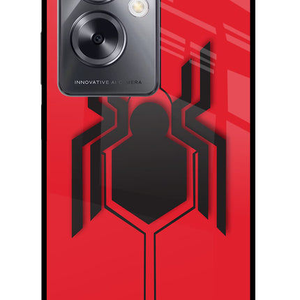 Spider Oppo A79 5G Glass Case Back Cover by Casekaro