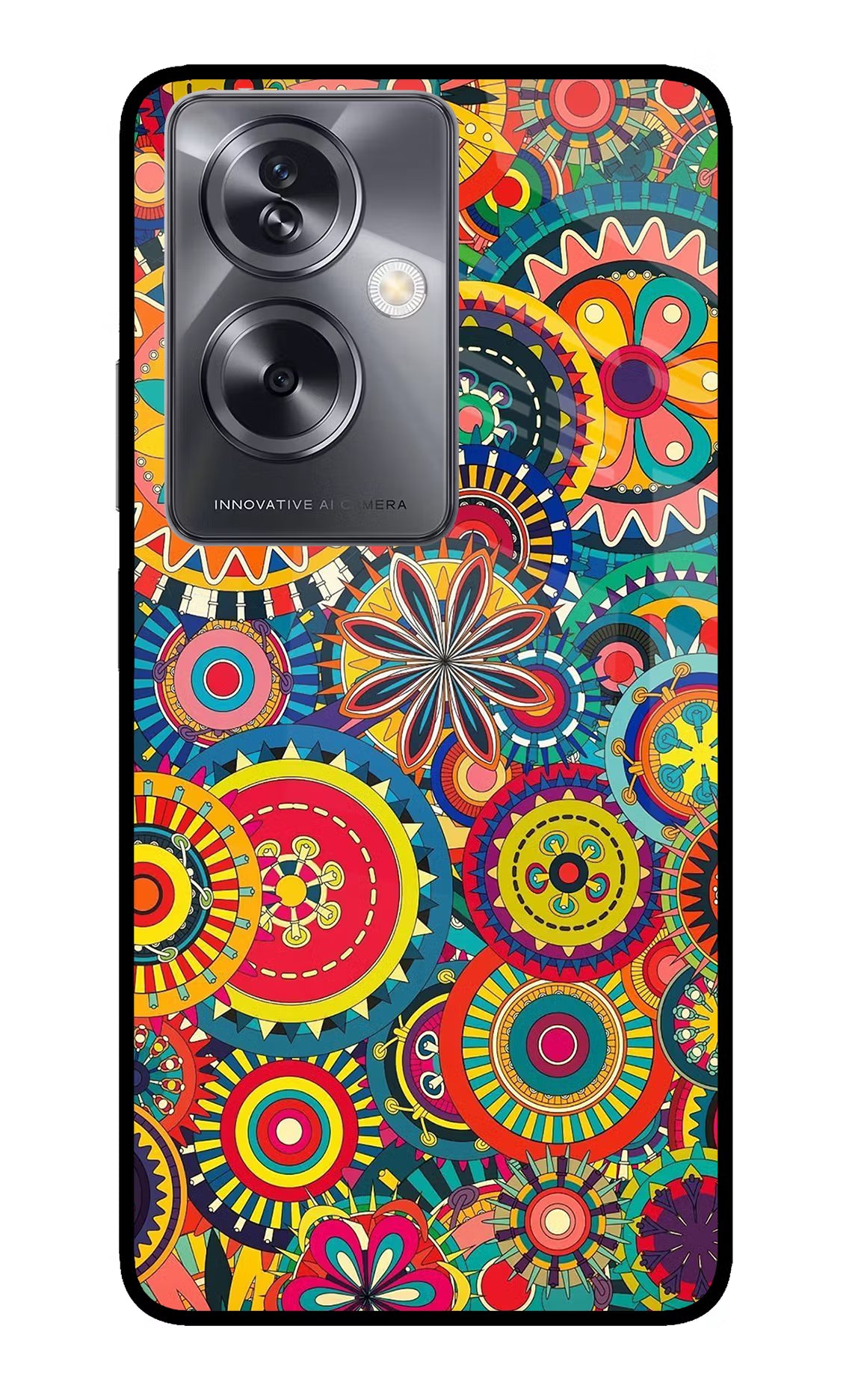 Gol Gol Art Oppo A79 5G Glass Case