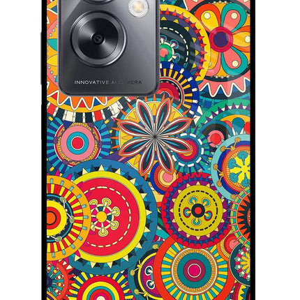 Gol Gol Art Oppo A79 5G Glass Case Back Cover by Casekaro