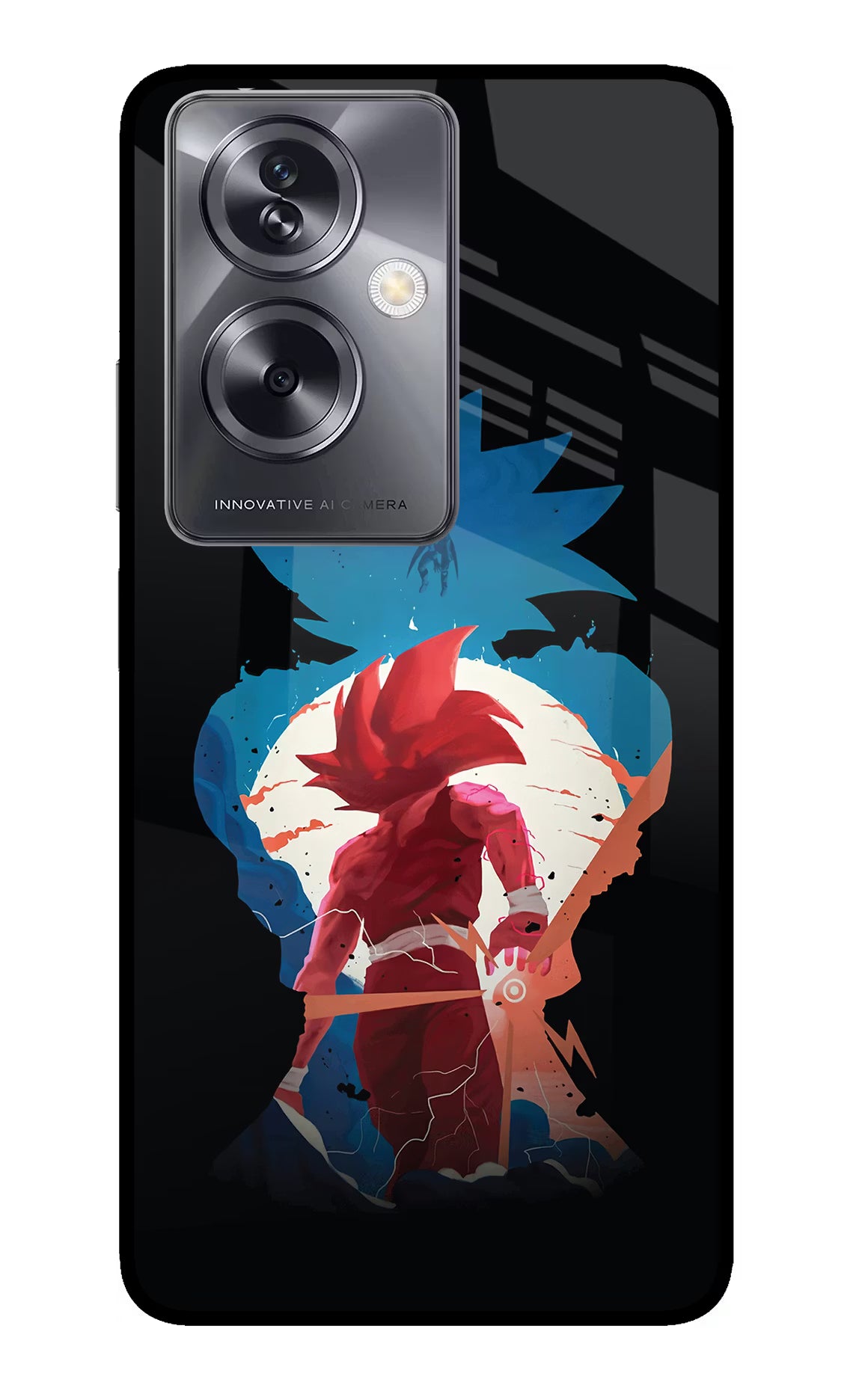 Goku Oppo A79 5G Glass Case Back Cover by Casekaro