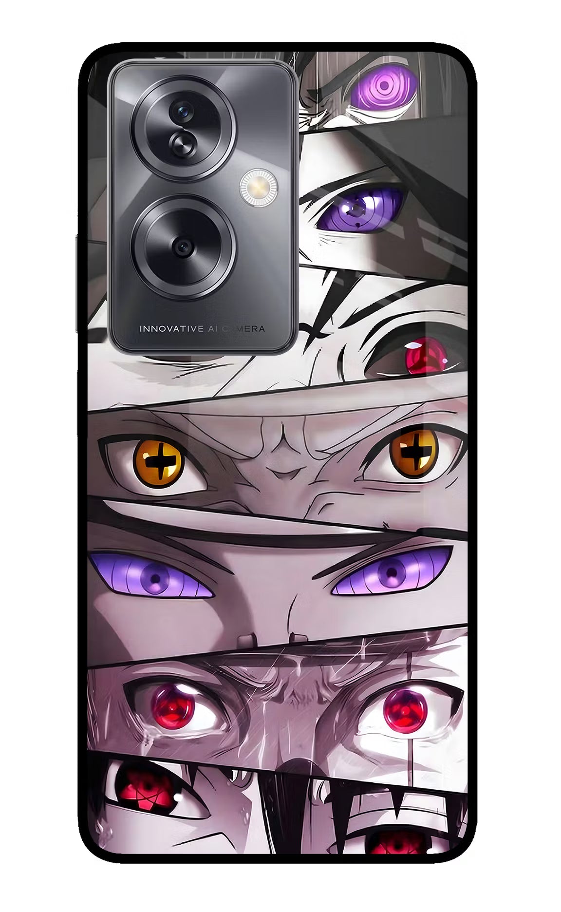 Naruto Anime Oppo A79 5G Glass Case Back Cover by Casekaro