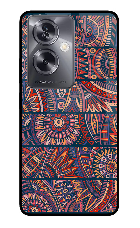 African Culture Design Oppo A79 5G Glass Case