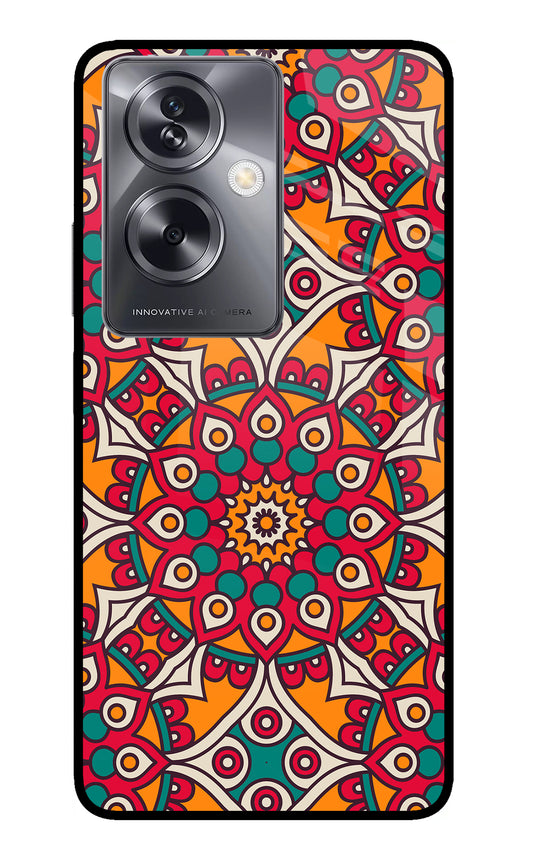 Mandala Art Oppo A79 5G Glass Case