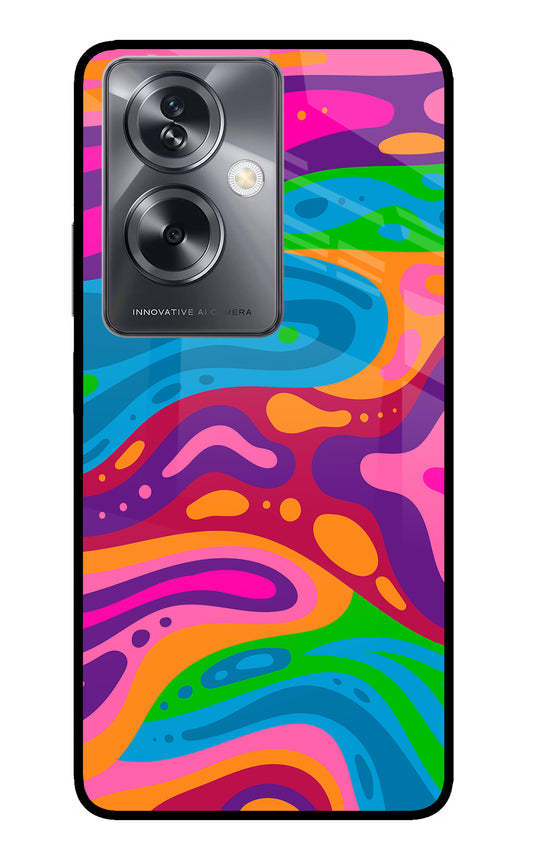 Trippy Pattern Oppo A79 5G Glass Case