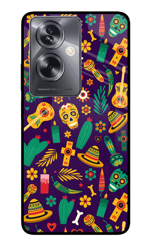 Mexican Artwork Oppo A79 5G Glass Case