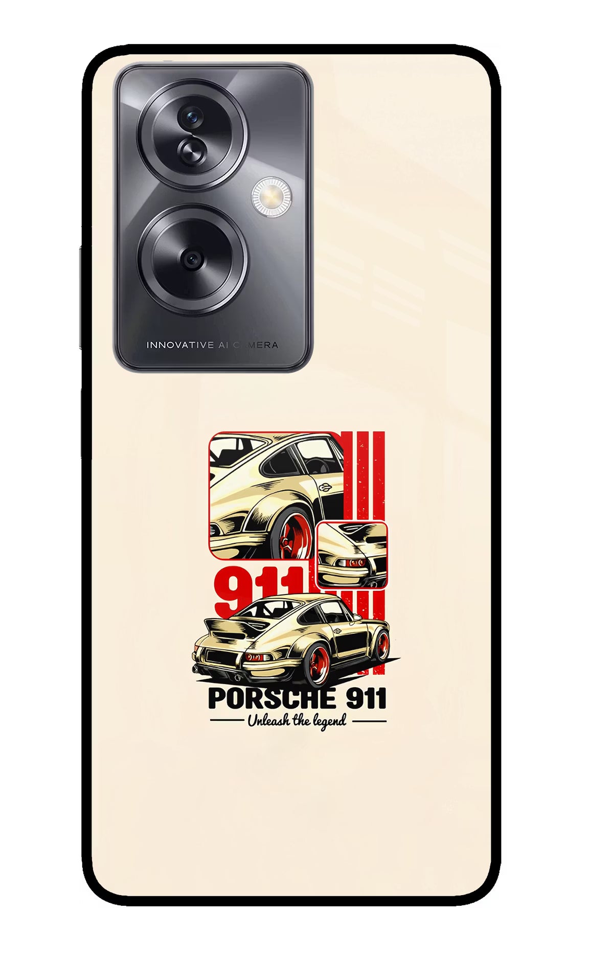 Classic Porsche 911 Oppo A79 5G Glass Case