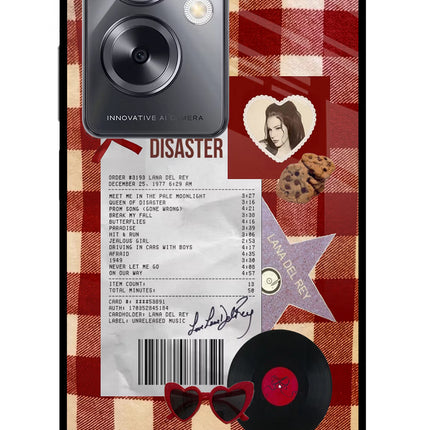 Queen of Disaster Oppo A79 5G Glass Case