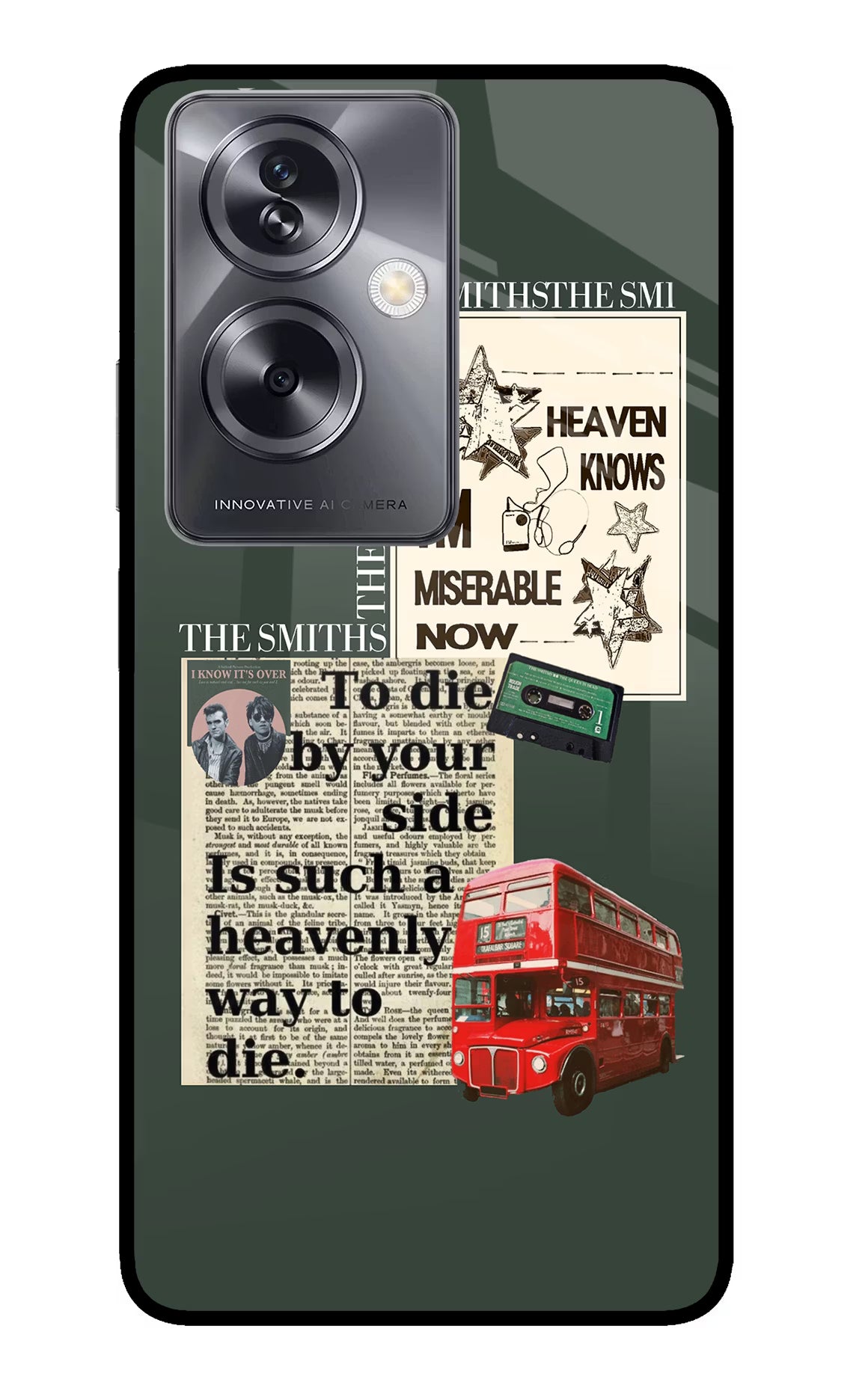 The Smiths Oppo A79 5G Glass Case Back Cover by Casekaro