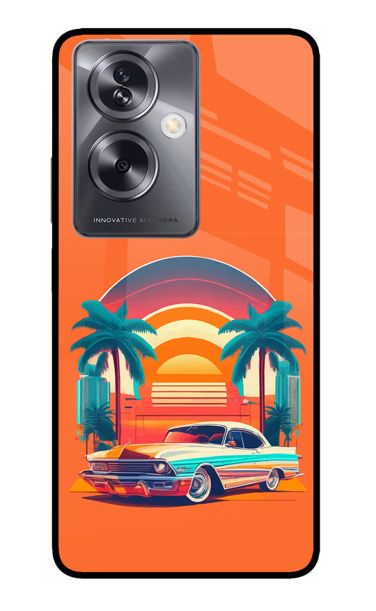 Palm Drive 80s Oppo A79 5G Glass Case