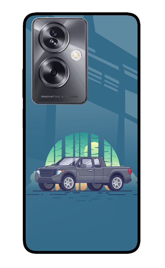 Retro Garage Vibe Oppo A79 5G Glass Case