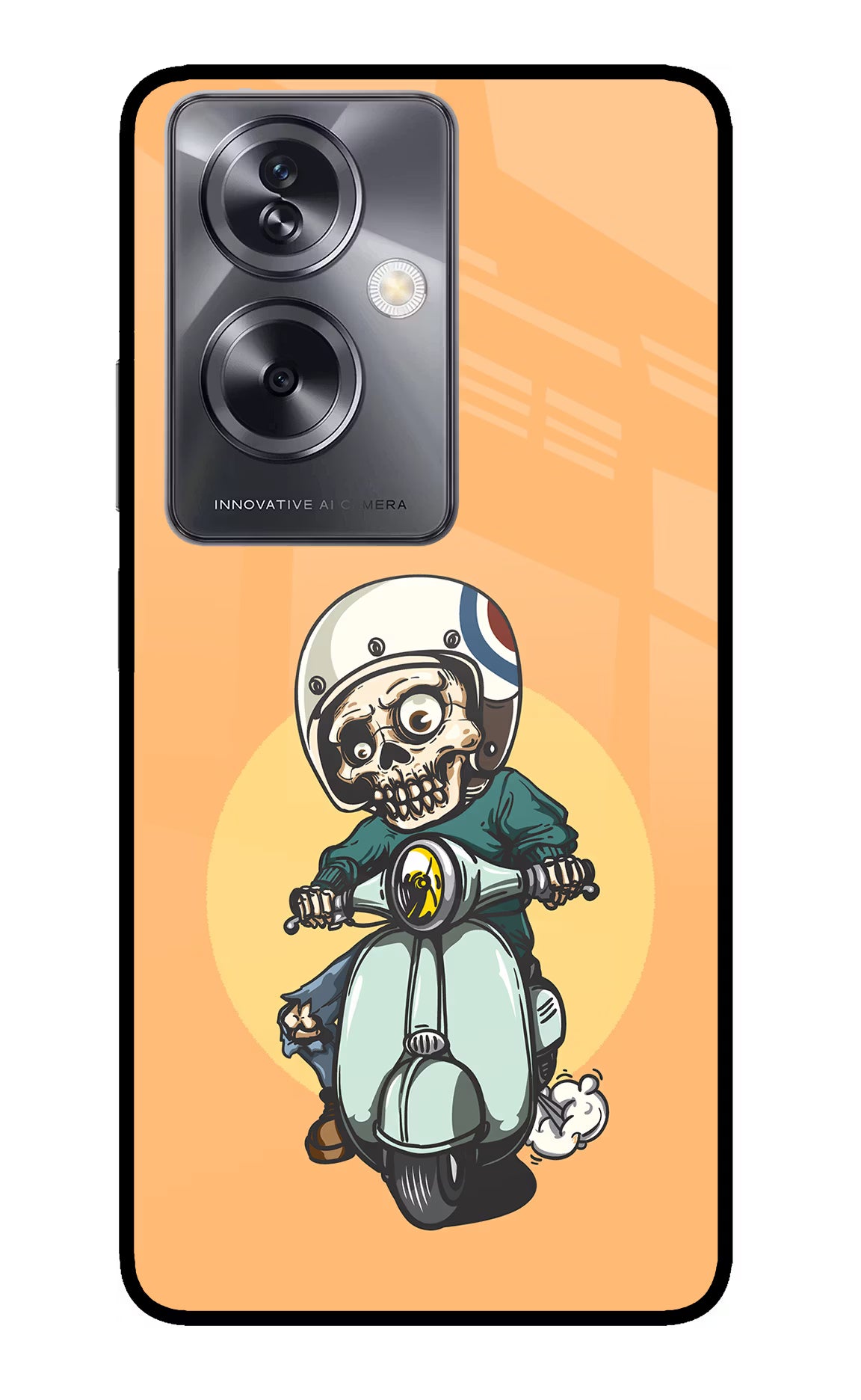 Undead Biker Oppo A79 5G Glass Case